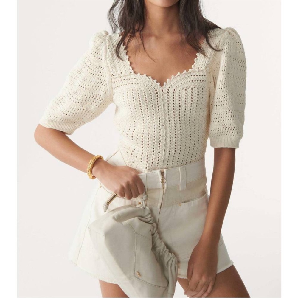 NWT ba&sh Paris Kamil Top